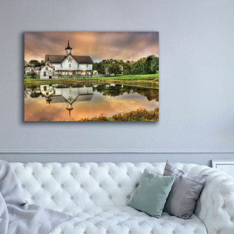 Image of 'Star Barn' by Lori Deiter, Canvas Wall Art,60 x 40