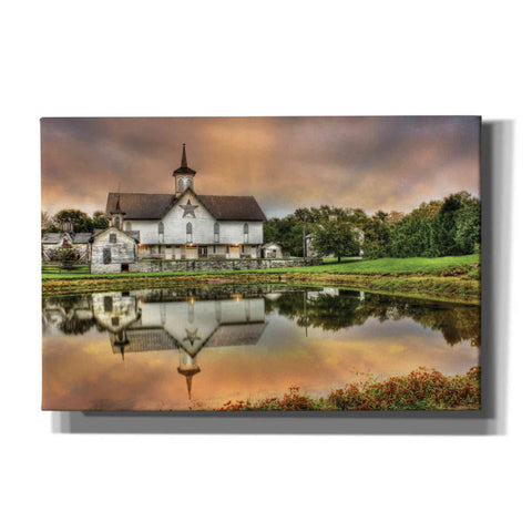 Image of 'Star Barn' by Lori Deiter, Canvas Wall Art