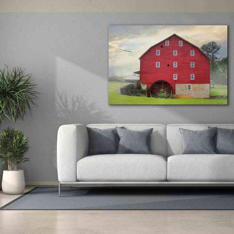 Image of 'Willow Grove Mill' by Lori Deiter, Canvas Wall Art,60 x 40