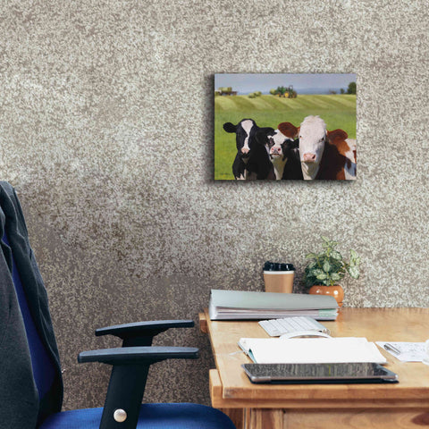 Image of 'Making Hay' by Lori Deiter, Canvas Wall Art,16 x 12