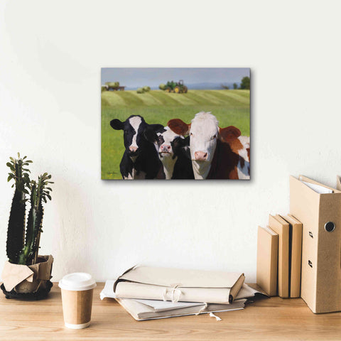 Image of 'Making Hay' by Lori Deiter, Canvas Wall Art,16 x 12