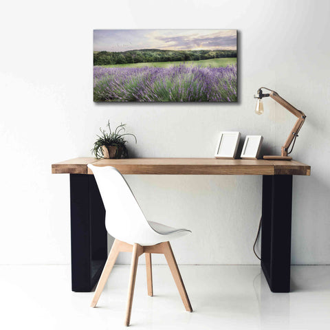 Image of 'Lavender Fields' by Lori Deiter, Canvas Wall Art,40 x 20