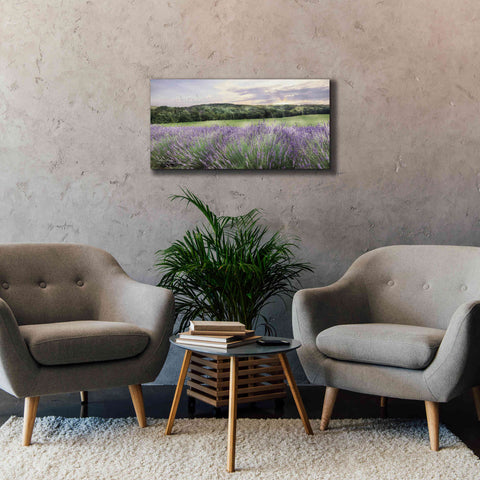 Image of 'Lavender Fields' by Lori Deiter, Canvas Wall Art,40 x 20