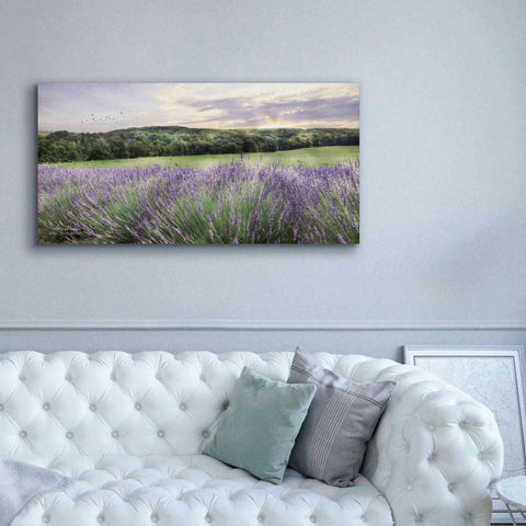 Image of 'Lavender Fields' by Lori Deiter, Canvas Wall Art,60 x 30