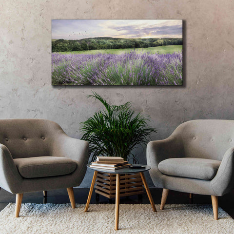 Image of 'Lavender Fields' by Lori Deiter, Canvas Wall Art,60 x 30