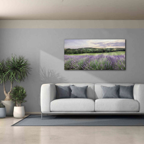 Image of 'Lavender Fields' by Lori Deiter, Canvas Wall Art,60 x 30