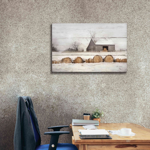 Image of 'Vermont Hay' by Lori Deiter, Canvas Wall Art,40 x 26