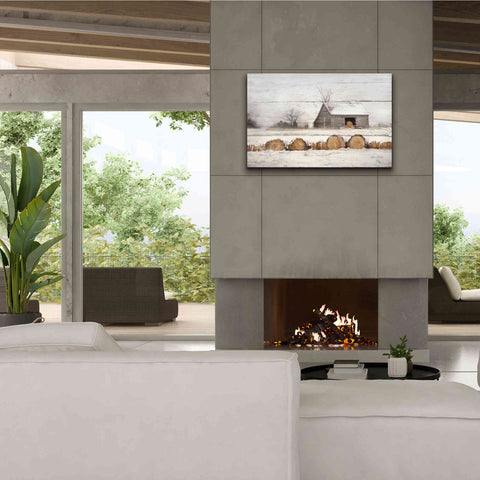 Image of 'Vermont Hay' by Lori Deiter, Canvas Wall Art,40 x 26