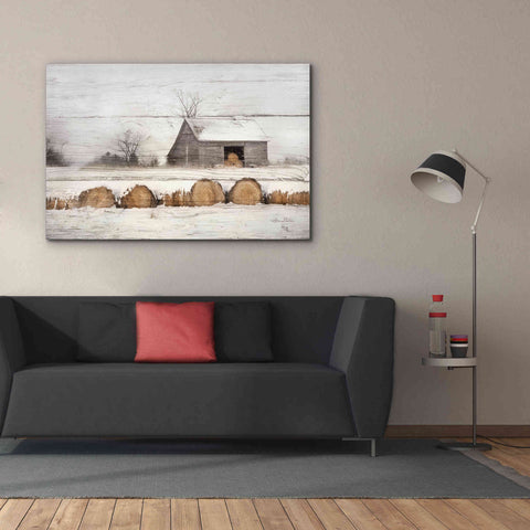 Image of 'Vermont Hay' by Lori Deiter, Canvas Wall Art,60 x 40