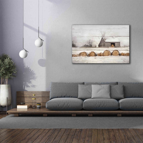 Image of 'Vermont Hay' by Lori Deiter, Canvas Wall Art,60 x 40