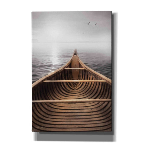 Image of 'Old Wooden Canoe' by Lori Deiter, Canvas Wall Art