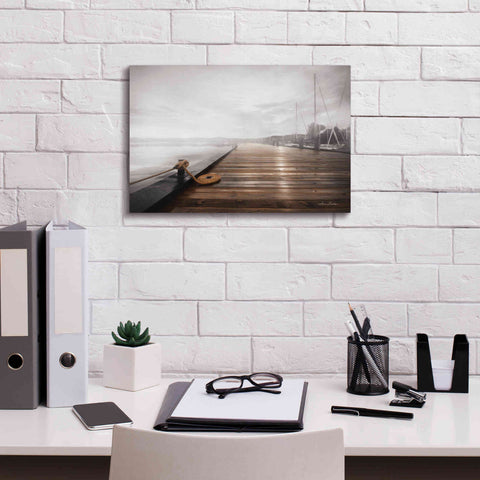 Image of 'Newport Dock I' by Lori Deiter, Canvas Wall Art,18 x 12