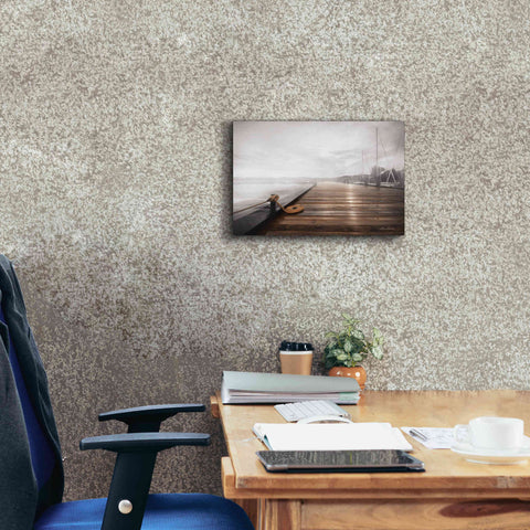 Image of 'Newport Dock I' by Lori Deiter, Canvas Wall Art,18 x 12