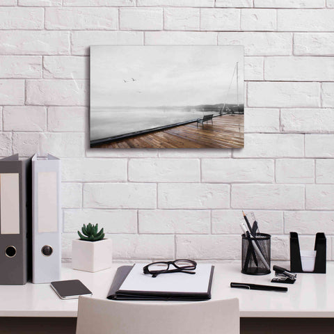 Image of 'Newport Dock II' by Lori Deiter, Canvas Wall Art,18 x 12