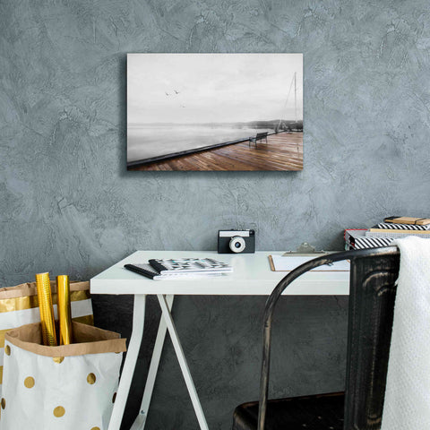 Image of 'Newport Dock II' by Lori Deiter, Canvas Wall Art,18 x 12