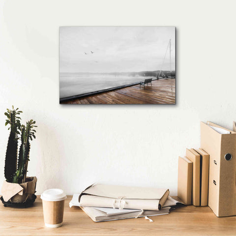 Image of 'Newport Dock II' by Lori Deiter, Canvas Wall Art,18 x 12