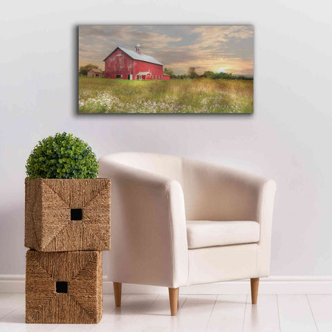 Image of 'Vermont Landscape' by Lori Deiter, Canvas Wall Art,40 x 20