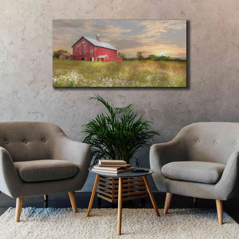 Image of 'Vermont Landscape' by Lori Deiter, Canvas Wall Art,60 x 30