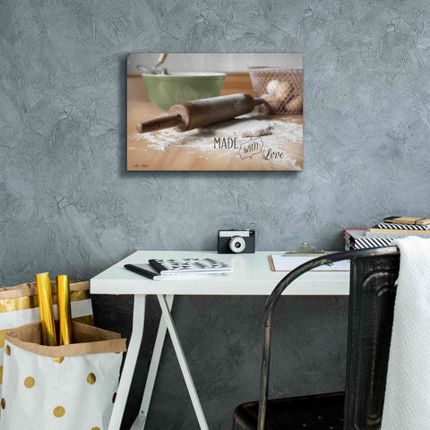 Image of 'Made with Love' by Lori Deiter, Canvas Wall Art,18 x 12