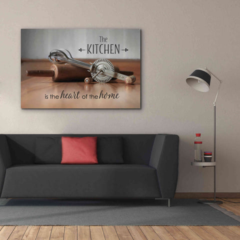 Image of 'The Kitchen is the Heart of the Home' by Lori Deiter, Canvas Wall Art,60 x 40