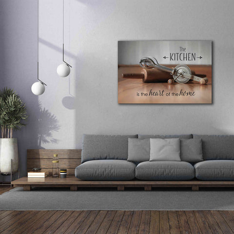 Image of 'The Kitchen is the Heart of the Home' by Lori Deiter, Canvas Wall Art,60 x 40