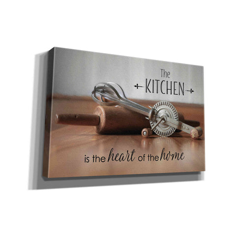 Image of 'The Kitchen is the Heart of the Home' by Lori Deiter, Canvas Wall Art