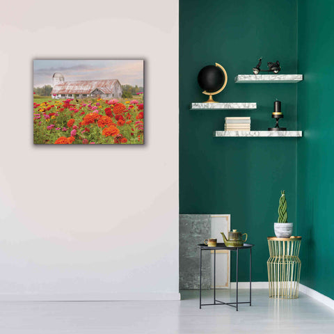 Image of 'Vermont Flowers' by Lori Deiter, Canvas Wall Art,34 x 26