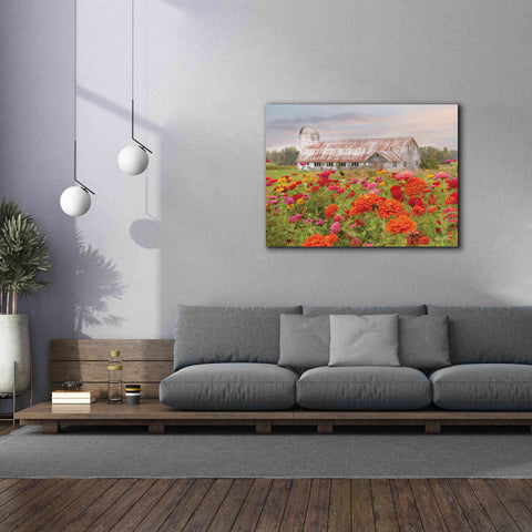 Image of 'Vermont Flowers' by Lori Deiter, Canvas Wall Art,54 x 40