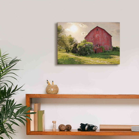 Image of 'Spide Barton Barn' by Lori Deiter, Canvas Wall Art,18 x 12