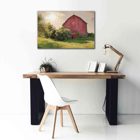 Image of 'Spide Barton Barn' by Lori Deiter, Canvas Wall Art,40 x 26