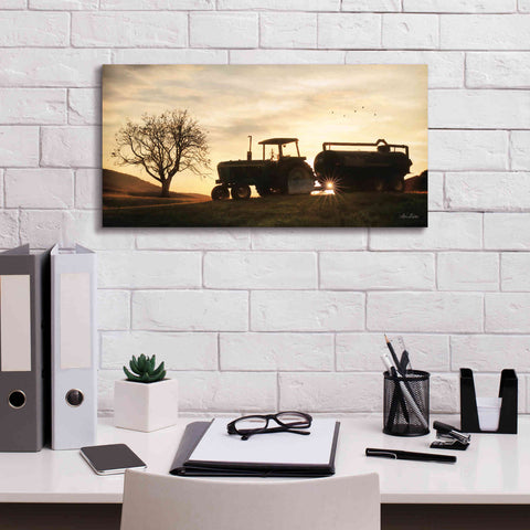 Image of 'Tractor for Sale' by Lori Deiter, Canvas Wall Art,24 x 12