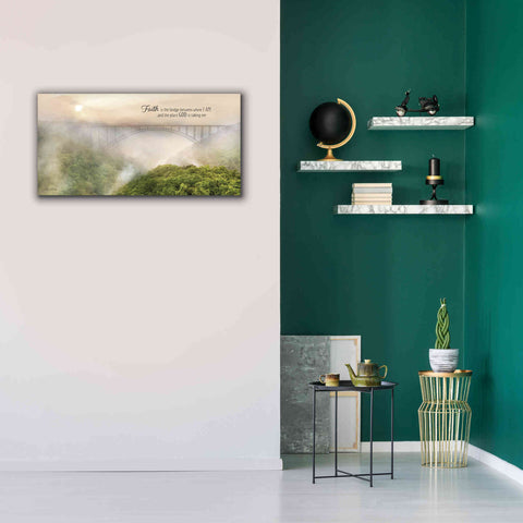 Image of 'Faith is the Bridge' by Lori Deiter, Canvas Wall Art,40 x 20