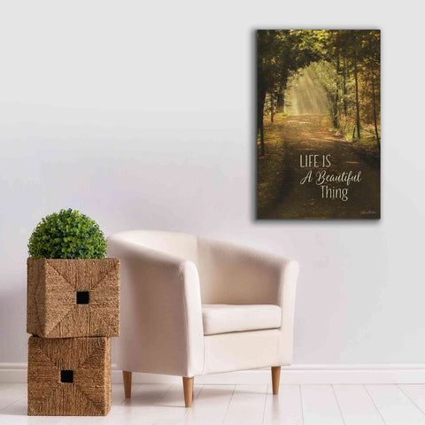 Image of 'Life is a Beautiful Thing' by Lori Deiter, Canvas Wall Art,26 x 40