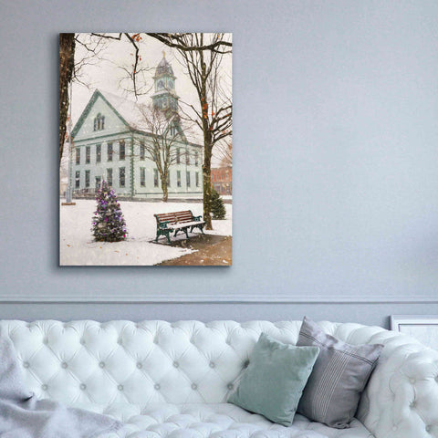 Image of 'Christmas in Coudersport' by Lori Deiter, Canvas Wall Art,40 x 54
