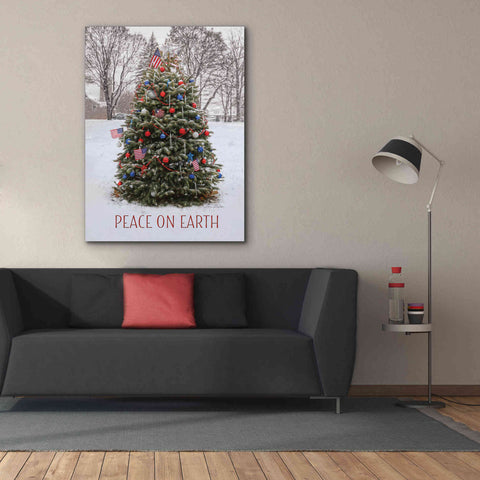 Image of 'Peace on Earth Tree' by Lori Deiter, Canvas Wall Art,40 x 54