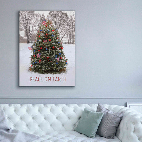 Image of 'Peace on Earth Tree' by Lori Deiter, Canvas Wall Art,26 x 30