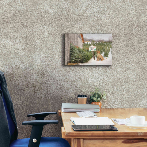 Image of 'U-Cut Trees' by Lori Deiter, Canvas Wall Art,18 x 12