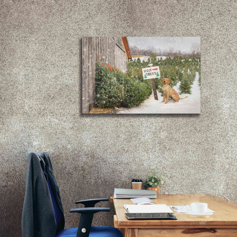 Image of 'U-Cut Trees' by Lori Deiter, Canvas Wall Art,40 x 26