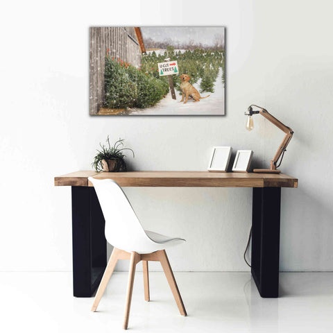 Image of 'U-Cut Trees' by Lori Deiter, Canvas Wall Art,40 x 26