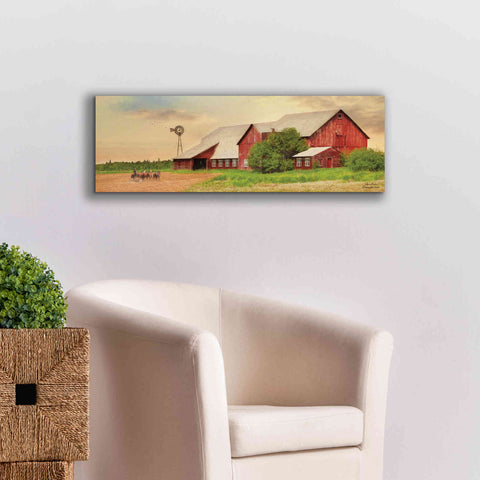 Image of 'Brownsville Farm' by Lori Deiter, Canvas Wall Art,36 x 12
