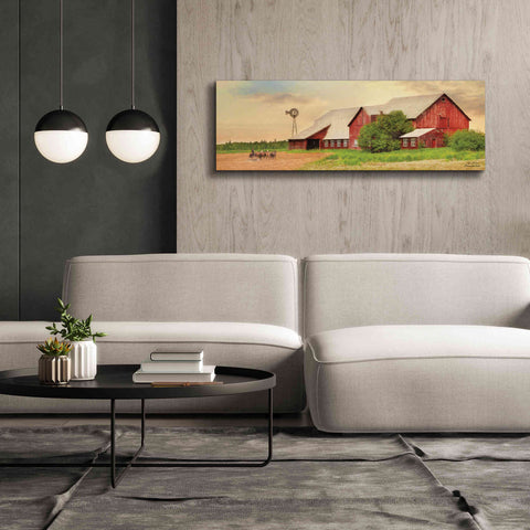 Image of 'Brownsville Farm' by Lori Deiter, Canvas Wall Art,60 x 20