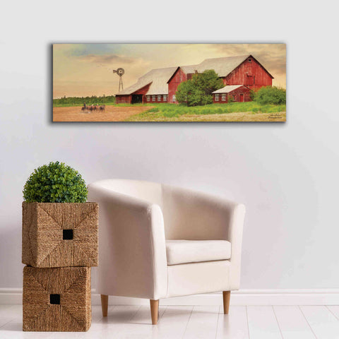Image of 'Brownsville Farm' by Lori Deiter, Canvas Wall Art,60 x 20