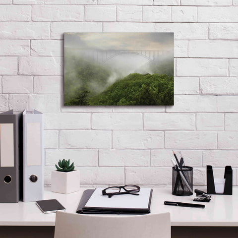 Image of 'New River Gorge Bridge' by Lori Deiter, Canvas Wall Art,18 x 12
