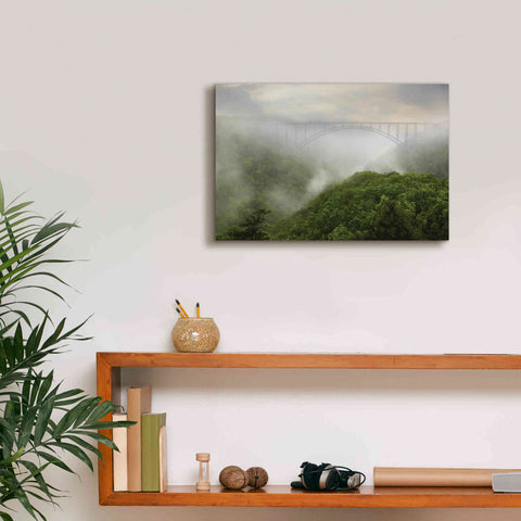 Image of 'New River Gorge Bridge' by Lori Deiter, Canvas Wall Art,18 x 12