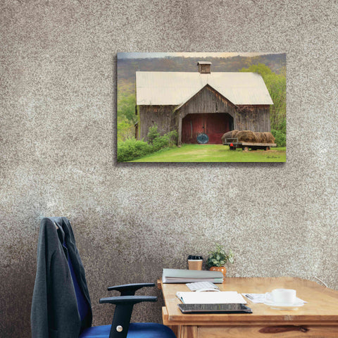 Image of 'Old Hay' by Lori Deiter, Canvas Wall Art,40 x 26