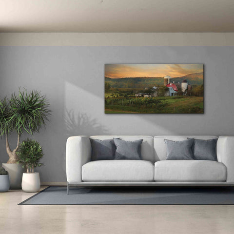 Image of 'New York Country Sunset' by Lori Deiter, Canvas Wall Art,60 x 30