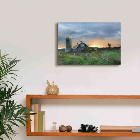 Image of 'New Morning in Vermont' by Lori Deiter, Canvas Wall Art,18 x 12