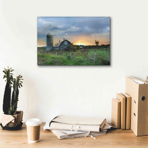 Image of 'New Morning in Vermont' by Lori Deiter, Canvas Wall Art,18 x 12