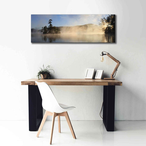 Image of 'Lake Luzerne Sunrise' by Lori Deiter, Canvas Wall Art,60 x 20