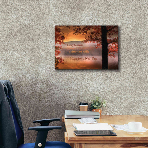 Image of 'Every Sunrise' by Lori Deiter, Canvas Wall Art,26 x 18